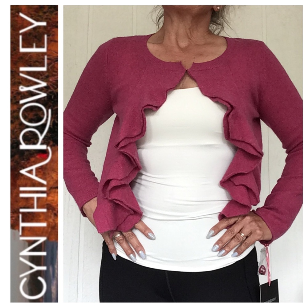 CYNTHIA ROWLEY CASHMERE SWEATER SIZE MEDIUM NWT